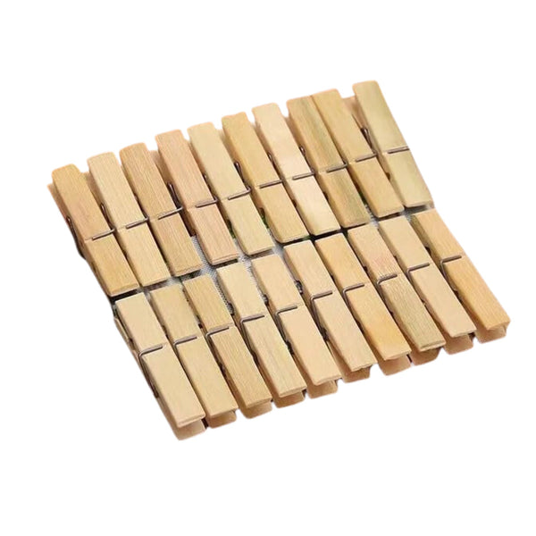Multipurpose Wooden Heavy Clips – Clothespins, Craft Clips for Arts & Crafts (20 Pieces)