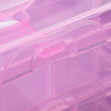 Versatile 18-Grid 3-Layer Transparent Plastic Organizer Box with Adjustable Dividers for Jewelry & Fishing Hooks